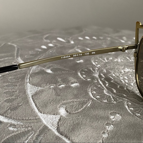 Michael Kors Ina Gold Cat’s Eye Mirrored Sunglasses - Picture 14 of 14